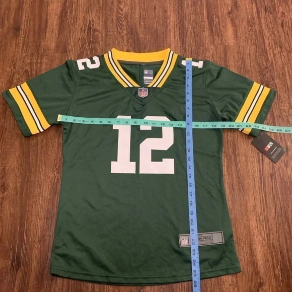 NWT Aaron Rodgers NFL Green Bay Packers Jersey Youth Kids M 10-12 - Picture 7 of 9